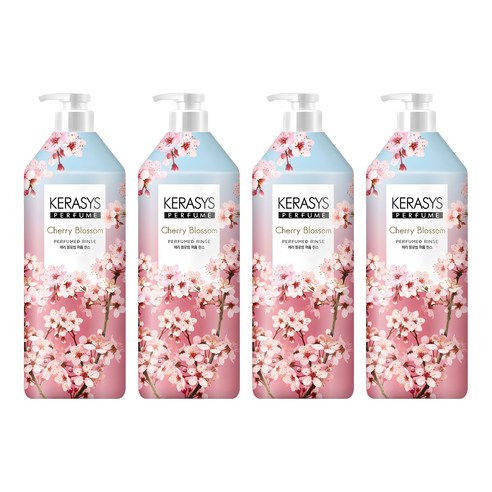 케라시스 퍼퓸 린스 체리블라썸향, 1L, 4개