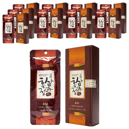 대동고려삼 고려홍삼정과 골드 세트, 30g, 10개