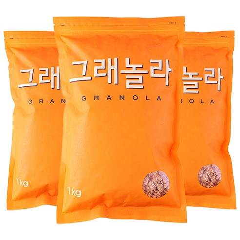 동서 그래놀라 시리얼, 1kg, 3개