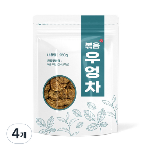 볶음 우엉차, 250g, 1개입, 4개
