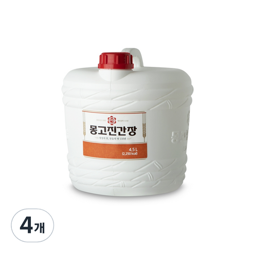 몽고진간장, 4.5L, 4개