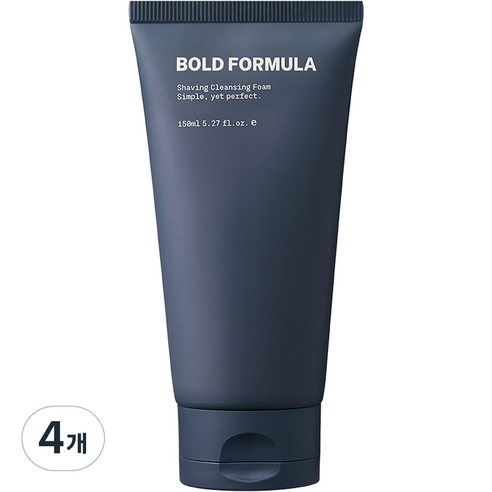 볼드포뮬러 쉐이빙 클렌징 폼, 150ml, 4개