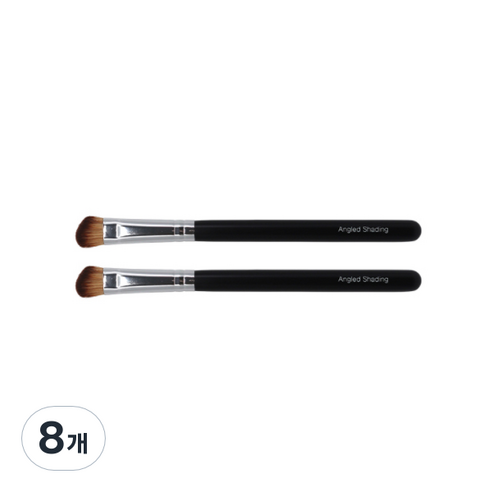 버블톡 클래식 앵글 섀딩 브러시, 혼합색상, 8개