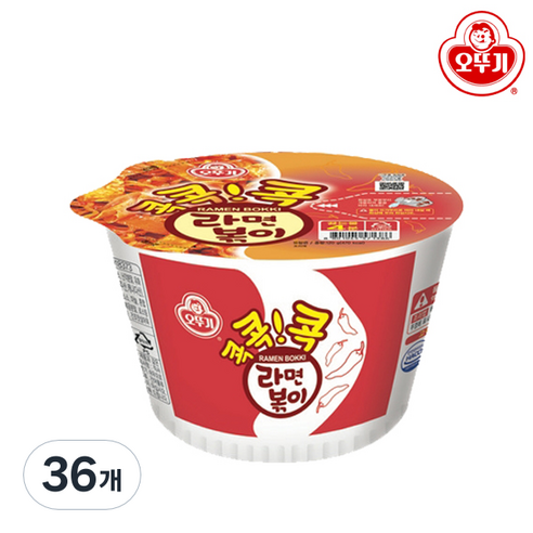 오뚜기 콕콕콕 라면볶이 120g, 36개