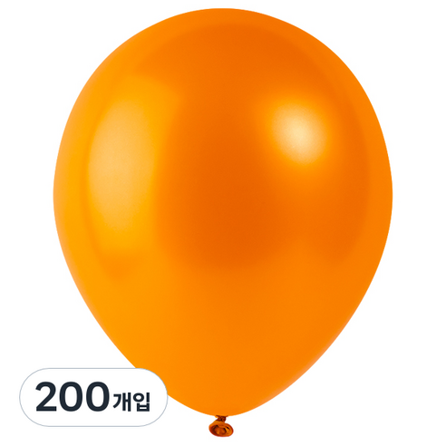 파티팡 풍선 라운드 30cm, 펄 오렌지, 200개