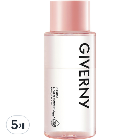 지베르니 밀착 립앤아이 리무버, 100ml, 5개