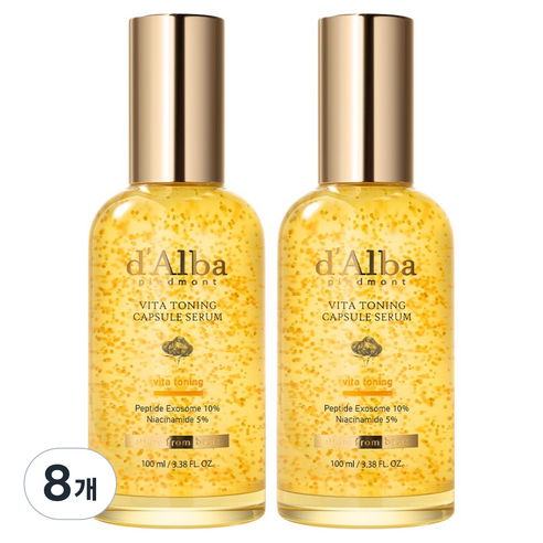 달바 비타 토닝 캡슐 세럼 나이아신아마이드 5퍼센트, 8개, 100ml