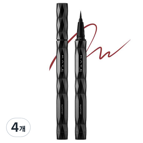 케이트 슈퍼 샤프 라이너 EX4.0 BR-5, 버건디 브라운, 4개