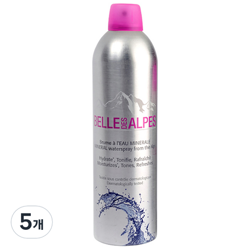 벨데스 알프스 미네랄워터 스프레이, 400ml, 5개