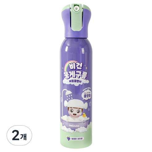 쁘띠누베 유아용 뭉게구름 버블 클렌저 포도, 4개