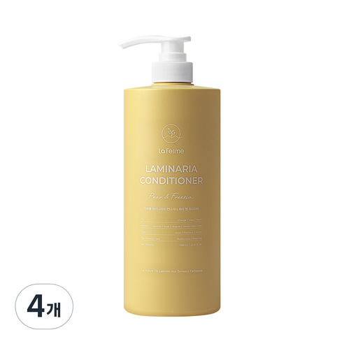 라페름 라미나리아 컨디셔너 페어 앤 프리지아, 4개, 1000ml