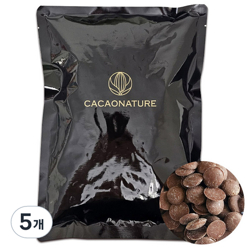 카카오네이처 밀크 컴파운드 코팅초콜릿, 5개, 500g