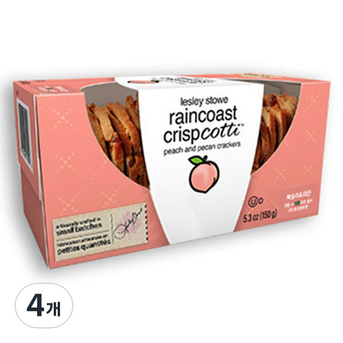 레슬리스토 코티 복숭아 앤 피칸, 150g, 4개
