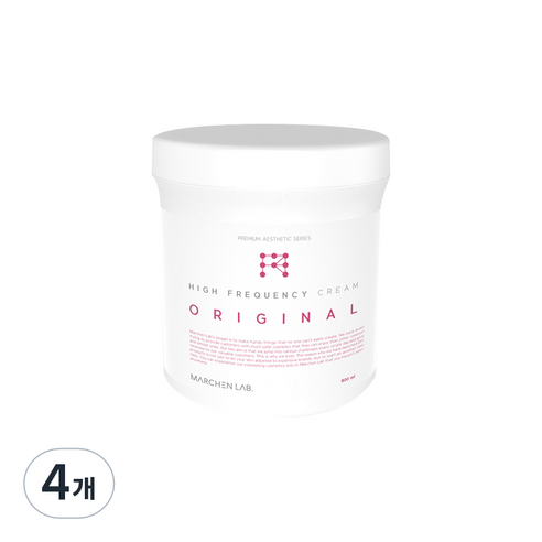 메르헨랩 오리지널 고주파크림, 800ml, 4개