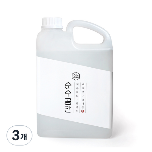 폴라포 순수공간 피톤치드 편백수 탈취제 리필, 1000ml, 3개