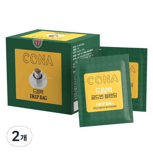 CONA 드립백 골드빈블렌딩, 8g, 2개, 10개입