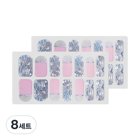 블링블링 네일스티커 걸크러쉬, 018, 8세트