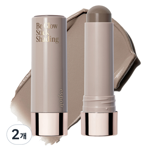 에스쁘아 비글로우 스틱 쉐딩 9g, 2개, 2호 쿨 그레이