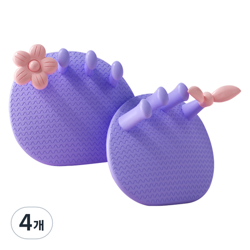 ACDI 하체 슬림 다이어트 까치발 훈련기, 퍼플, 4개