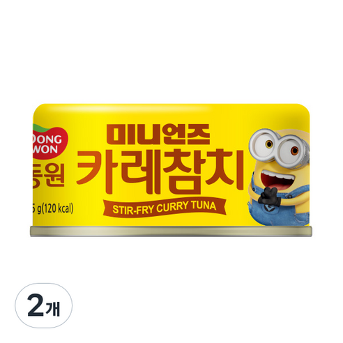 동원 미니언즈 카레참치, 135g, 2개