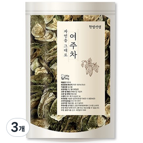 한방선생 국산 건 여주차, 300g, 3개