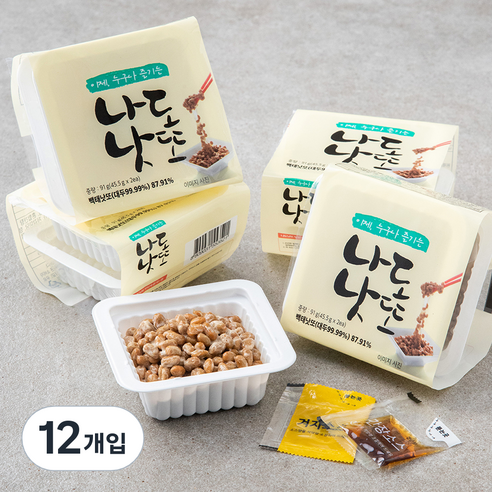 나도낫또, 45.5g, 2개입, 12개