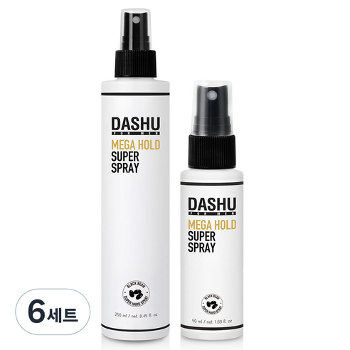 다슈 포 맨 프리미엄 메가 홀드 슈퍼 스프레이 250ml + 50ml, 6세트