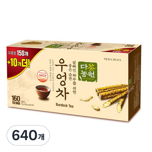 다농원 우엉차, 0.8g, 160개입, 4개