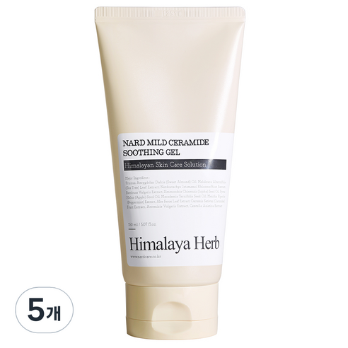 나드 마일드 세라마이드 수딩젤, 150ml, 5개