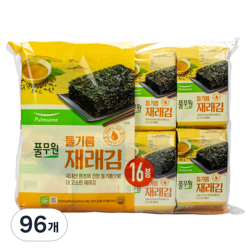 풀무원 재래 도시락김, 5g, 96개