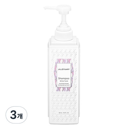 질스튜어트 샴푸 화이트 플로럴, 3개, 500ml