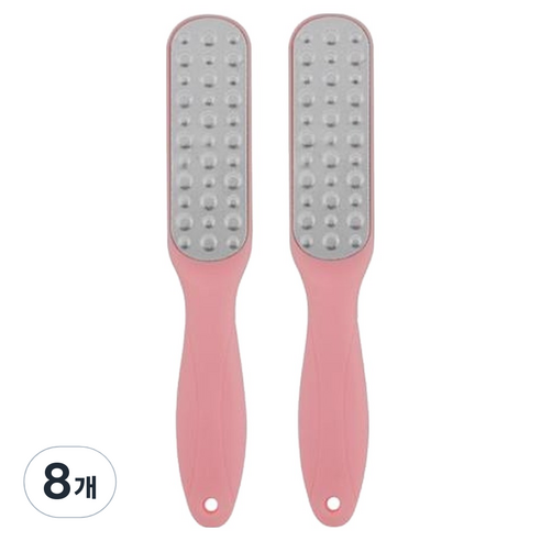 아늑공간 발바닥 뒷꿈치 각질제거기 핑크, 1개입, 8개, 100g
