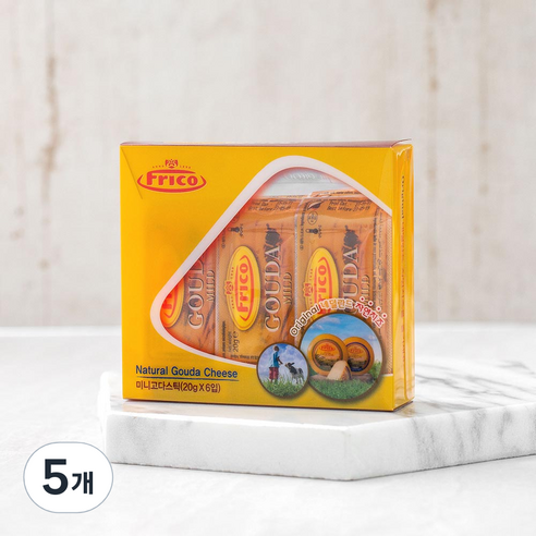 프리코 미니 고다 치즈스틱, 20g, 6개입, 5개