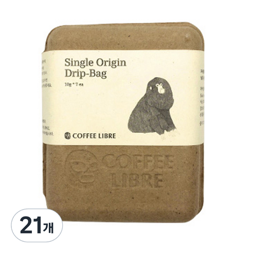 커피리브레 싱글 오리진 코스타리카 드립백커피, 10g, 7개입, 3개