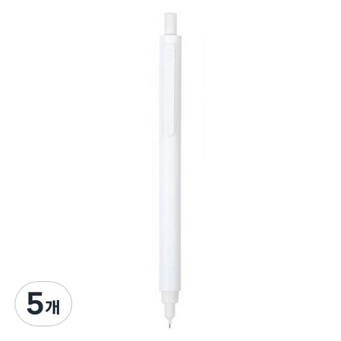 카코 로켓 샤프 화이트, 5개, 0.5mm