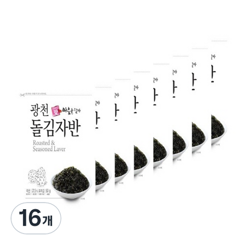 아버지愛마음을담아 광천돌김자반, 50g, 16개
