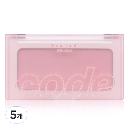 코드글로컬러 무드터치 블러셔 3.5g, 05 코튼 베리, 5개