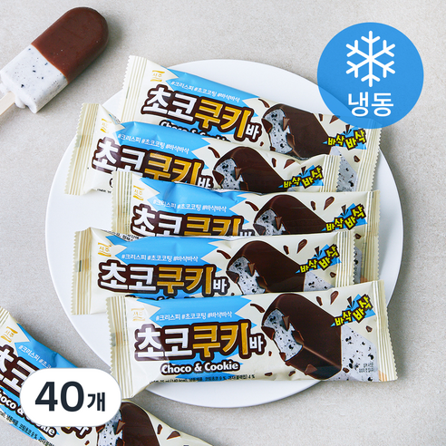 서주 초코쿠키바 (냉동), 40개, 1개입, 75ml