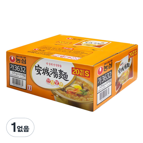 안성탕면 125g, 60개