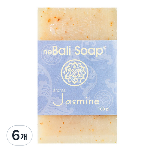 Bali Soap 발리비누 aroma Jasmine, 100g, 6개