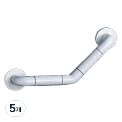디페이브 베이직 135도 안전 손잡이 화이트, 5개