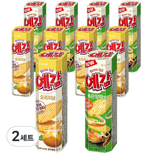 예감 오리지널 감자스낵 2개입 64g x 5p + 볶음양파 감자스낵 2개입 64g x 5p, 2세트