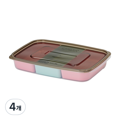 씨밀렉스 킵칸칸 밀폐용기 2.7L MDJ9313, 4개