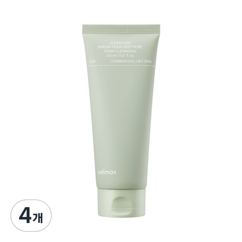 셀리맥스 베이킹 소다 지우개 폼 클렌징, 150ml, 4개