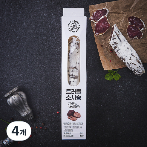 소금집 트러플 소시송, 70g, 4개