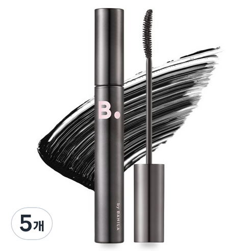 바닐라코 파워프루프 마스카라 7g, 02 롱 컬링 딥 블랙, 5개