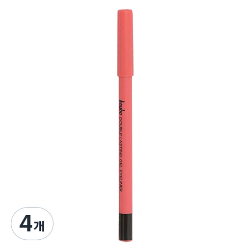 키보 더블래스팅 젤 펜슬 아이라이너 0.5g, 4개, 멜로우블랙