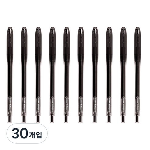제브라 볼사인 젤잉크펜 0.4mm, 49 블랙, 30개입