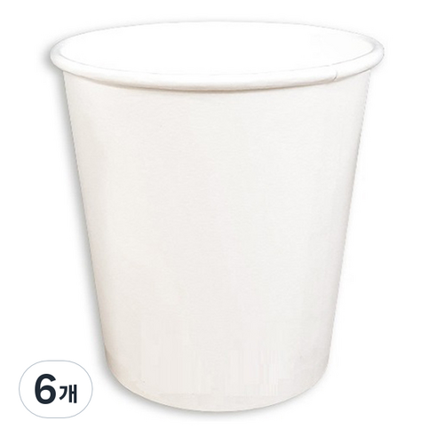생활을그리다 종이컵 무인쇄 240ml, 50개입, 6개