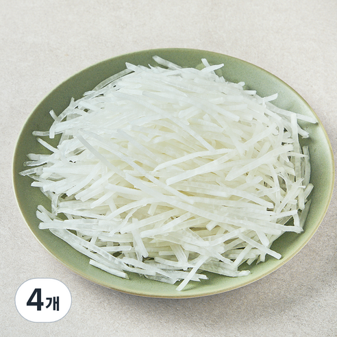 무채, 500g, 1개입, 4개